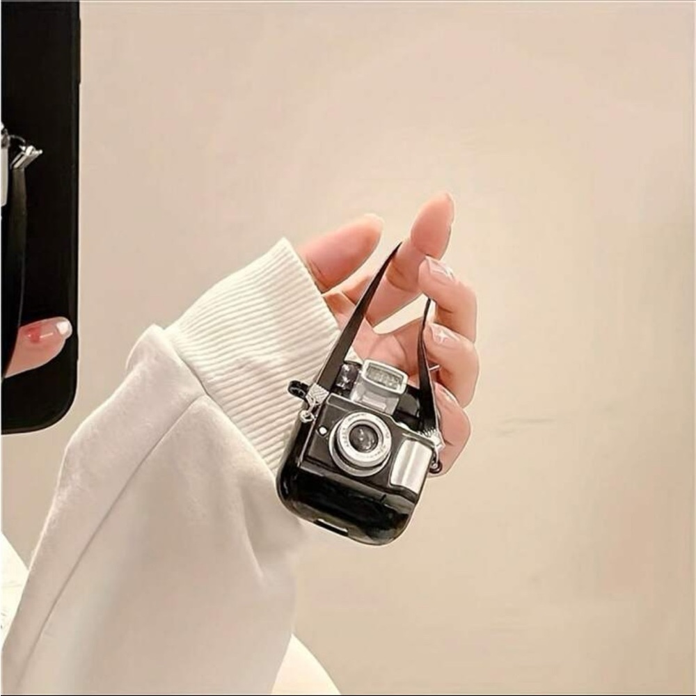 New Flash Camera Protective Cover Compatible for Airpods 1/2/3 Pro Earphone Case - Picture 3 of 5